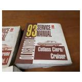 Lot of (7) 1993 Oldsmobile Service Manuals