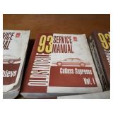 Lot of (7) 1993 Oldsmobile Service Manuals