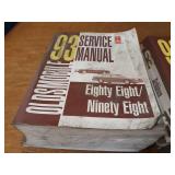 Lot of (7) 1993 Oldsmobile Service Manuals