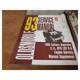Lot of (7) 1993 Oldsmobile Service Manuals