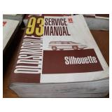 Lot of (7) 1993 Oldsmobile Service Manuals