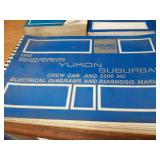 Lot of (10) 1992 GMC Truck and Van Shop / Electrical Manuals