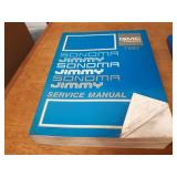 Lot of (10) 1992 GMC Truck and Van Shop / Electrical Manuals