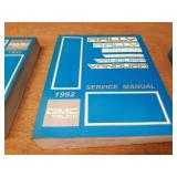 Lot of (10) 1992 GMC Truck and Van Shop / Electrical Manuals