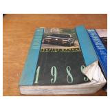Lot of (9) 1988, 1989, 1990 Oldsmobile Service Manuals