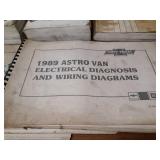 Lot of (10) 1989  Chevrolet Truck & Car Service & Electrical Manuals