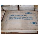Lot of (10) 1989  Chevrolet Truck & Car Service & Electrical Manuals