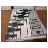 Lot of (10) 1989  Chevrolet Truck & Car Service & Electrical Manuals