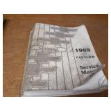 Lot of (10) 1989  Chevrolet Truck & Car Service & Electrical Manuals