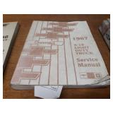 Lot of (9) Chevrolet Service Manuals - 1984, 1987, 1988, 1990