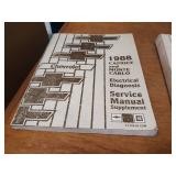 Lot of (9) Chevrolet Service Manuals - 1984, 1987, 1988, 1990
