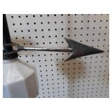 Lightning Rod w/ Arrow & Milk Glass Lightning Ball