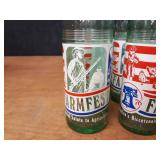 Lot of (12) Dr. Pepper 1976 Lake Crystal MN FarmFest Commemorative Soda Bottles