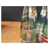Lot of (12) Dr. Pepper 1976 Lake Crystal MN FarmFest Commemorative Soda Bottles