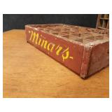 Lot of (2) Minars St. Cloud MN Wood Soda Crates