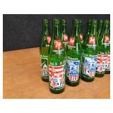 Lot of (12) 7up 1976 Lake Crystal MN FarmFest Commemorative Soda Bottles
