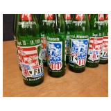 Lot of (12) 7up 1976 Lake Crystal MN FarmFest Commemorative Soda Bottles