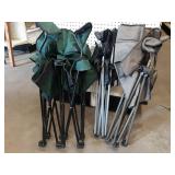 Lot of (3) Folding Camp Chairs