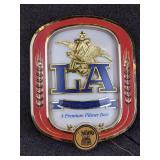 LA Pilsner Beer by Anheuser-Busch Lighted Sign
