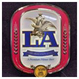 LA Pilsner Beer by Anheuser-Busch Lighted Sign