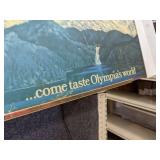 Olympia Beer Pool Table Lighted Sign