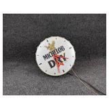 Michelob Dry Bottlecap Lighted Clock & Sign