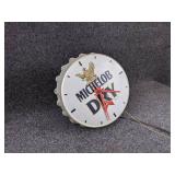 Michelob Dry Bottlecap Lighted Clock & Sign