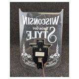 Old Style Wisconsin Lighted Sign