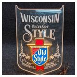 Old Style Wisconsin Lighted Sign