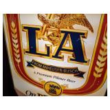 LA Pilsner Beer by Anheuser-Busch Lighted Sign