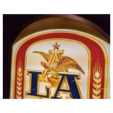 LA Pilsner Beer by Anheuser-Busch Lighted Sign