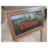 Coors Beer Mirror Sign