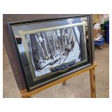 E&J VSOP Brandy Wildlife Series 2001 Limited Edition #1862 Mirror Sign