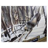 E&J VSOP Brandy Wildlife Series 2001 Limited Edition #1862 Mirror Sign