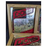Set of 4 LaCrosse Lager Collector Can Series Wildlife Mirrors