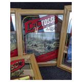 Set of 4 LaCrosse Lager Collector Can Series Wildlife Mirrors