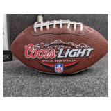 Coors Light Football, 64 oz. Jumbo Flask, and "Budweiser Light" Keg Tap