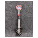 Coors Light Football, 64 oz. Jumbo Flask, and "Budweiser Light" Keg Tap