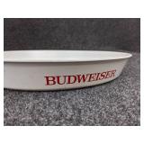 Pair of Budweiser Trays - Plastic Beer Tray and Rectangular Clydesdale Tray