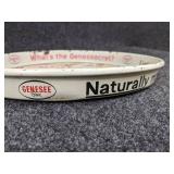 Pair of Trays - Martini & Rossi Acrylic Tray and Genesee Beer