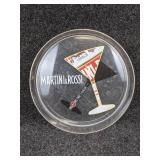 Pair of Trays - Martini & Rossi Acrylic Tray and Genesee Beer