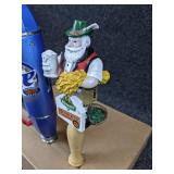 Lot of 3 Beer Tap Handles - Red Wolf Red Ale, Miller Lite, and Summit Oktoberfest