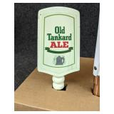 Lot of 4 Beer Tap Handles - Bud Dry, Old Tankard Ale, Sam Adams Seasonal, and Old Milwaukee