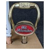Lot of 4 Beer Tap Handles - Bud Dry, Old Tankard Ale, Sam Adams Seasonal, and Old Milwaukee