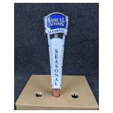 Lot of 4 Beer Tap Handles - Bud Dry, Old Tankard Ale, Sam Adams Seasonal, and Old Milwaukee