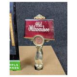Lot of 3 Beer Tap Handles - Miller Genuine Draft, Fulton Lonely Blonde, and Old Milwaukee