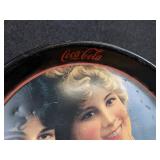 Lot of (2) Oval Coca-Cola Trays