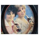 Lot of (2) Oval Coca-Cola Trays