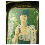 Lot of (2) Rectangular Coca-Cola Trays