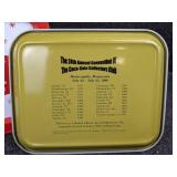 Lot of (2) Rectangular Coca-Cola Trays - Smaller Tray from The 1998 Coca-Cola Collector